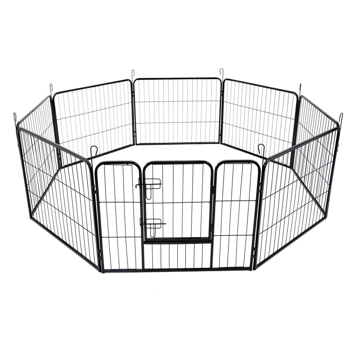 40" 8-Panel Pet Playpen | Dog Puppy Exercise Crate | Rabbit Fence Enclosure