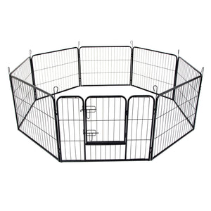 40" 8-Panel Pet Playpen | Dog Puppy Exercise Crate | Rabbit Fence Enclosure