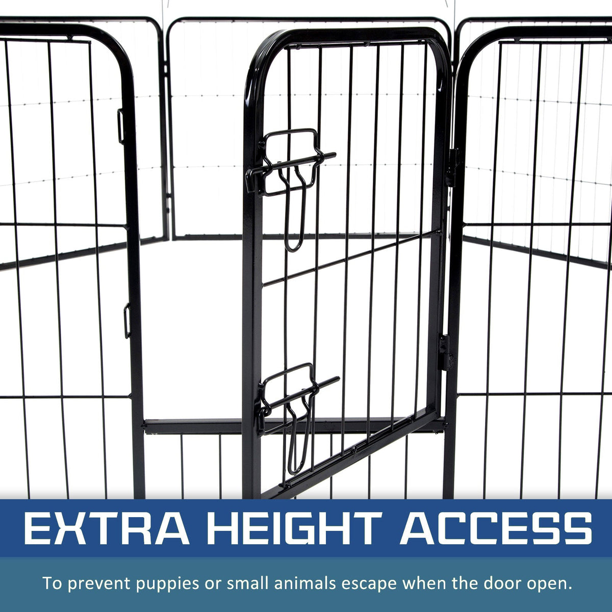 40" 8-Panel Pet Playpen | Dog Puppy Exercise Crate | Rabbit Fence Enclosure