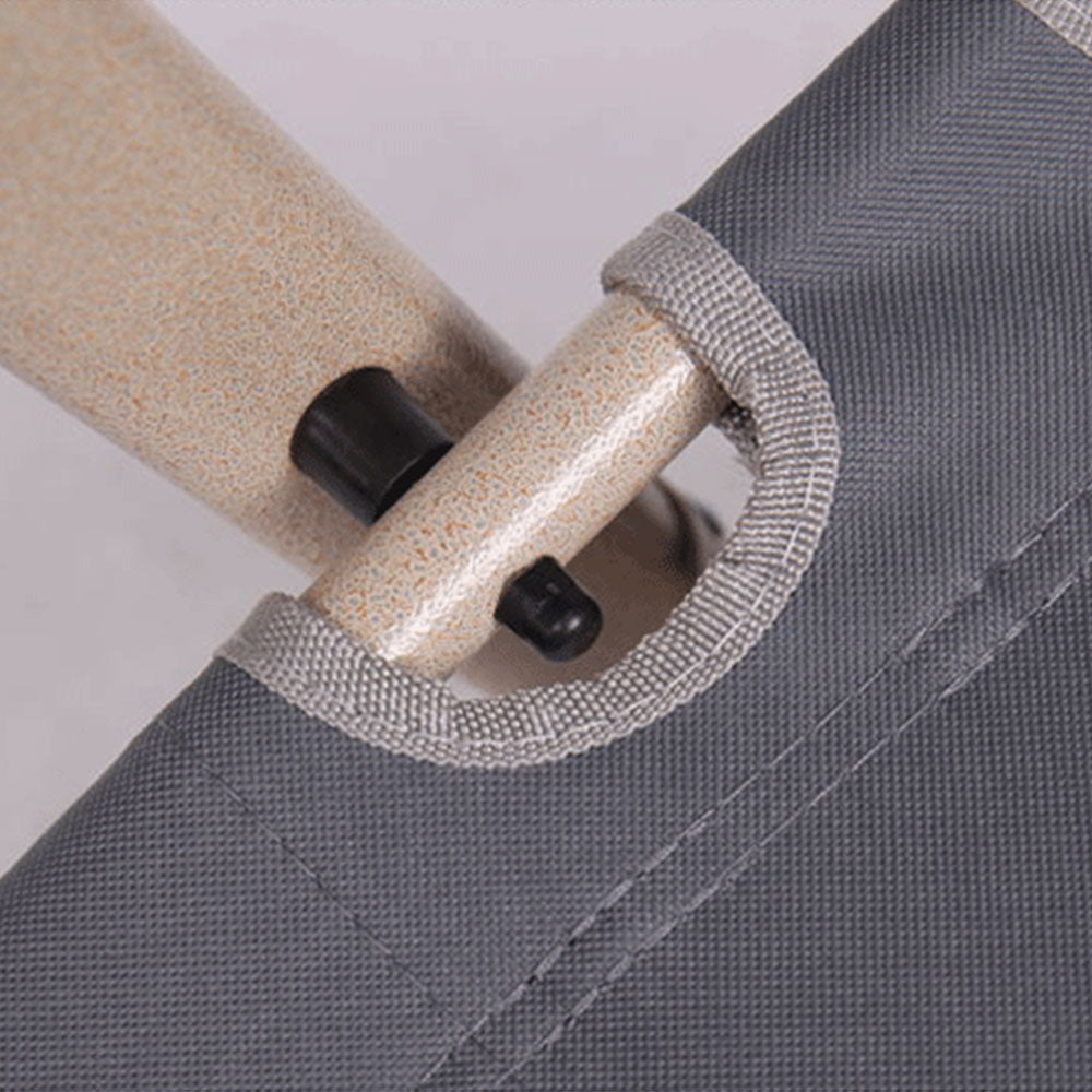 Reclining Sun Beach Deck Lounge Chair | Outdoor Folding Camping Fishing | Arm Rest | Grey