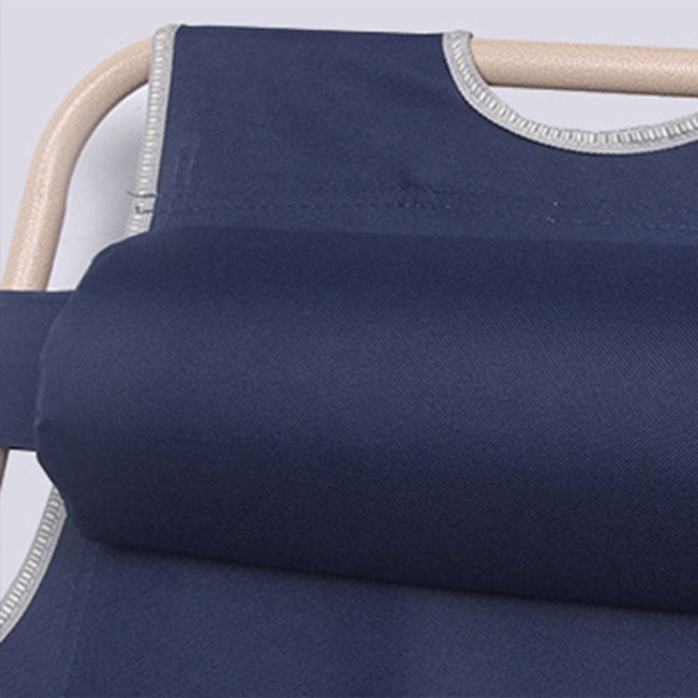 Reclining Sun Beach Deck Lounge Chair | Outdoor Folding Camping Fishing | Arm Rest | Navy