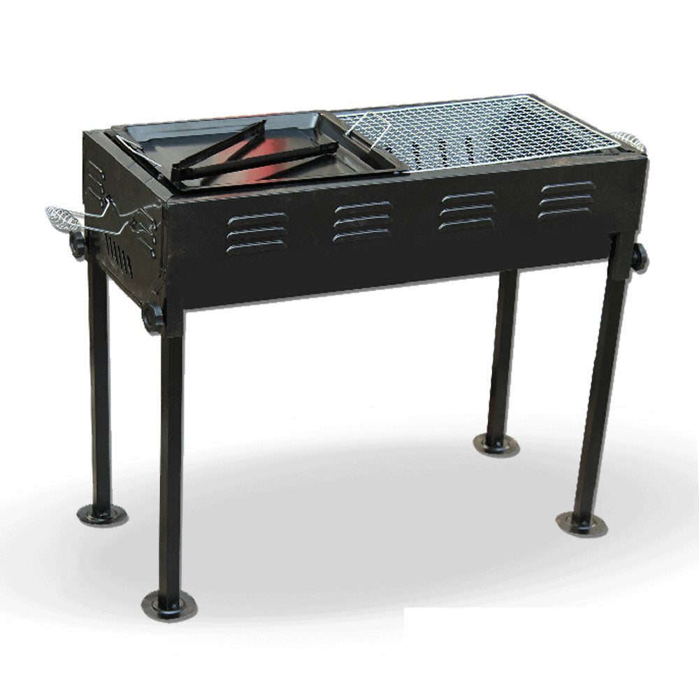 Portable Outdoor Mangal BBQ Grill | Charcoal Shish Kebab Shashly | Picnic Camping