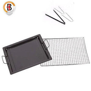 Portable Outdoor Mangal BBQ Grill | Charcoal Shish Kebab Shashly | Picnic Camping