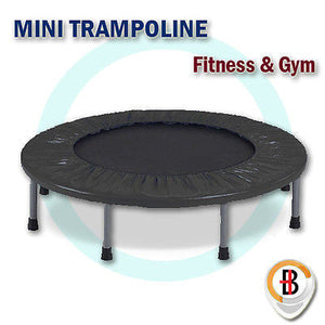 40" Mini Trampoline | Jogger Rebounder | Home Gym Fitness | Black