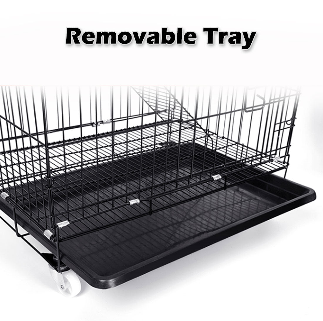 3-Level Rabbit & Bird Cage | Pet Aviary | Ferret Parrot Hamster Home | XL