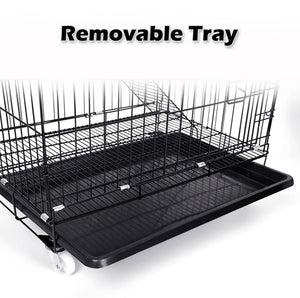 3-Level Rabbit & Bird Cage | Pet Aviary | Ferret Parrot Hamster Home | XL