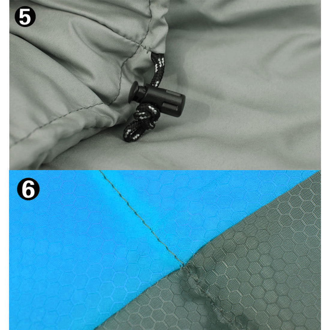 Outdoor Camping Envelope Sleeping Bag | Thermal Tent Hiking Winter | -15°C | Blue