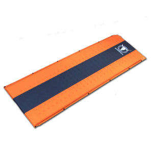 Self-Inflating Mattress | Sleeping Mat Air Bed | Camping Hiking Joinable | Single | Orange