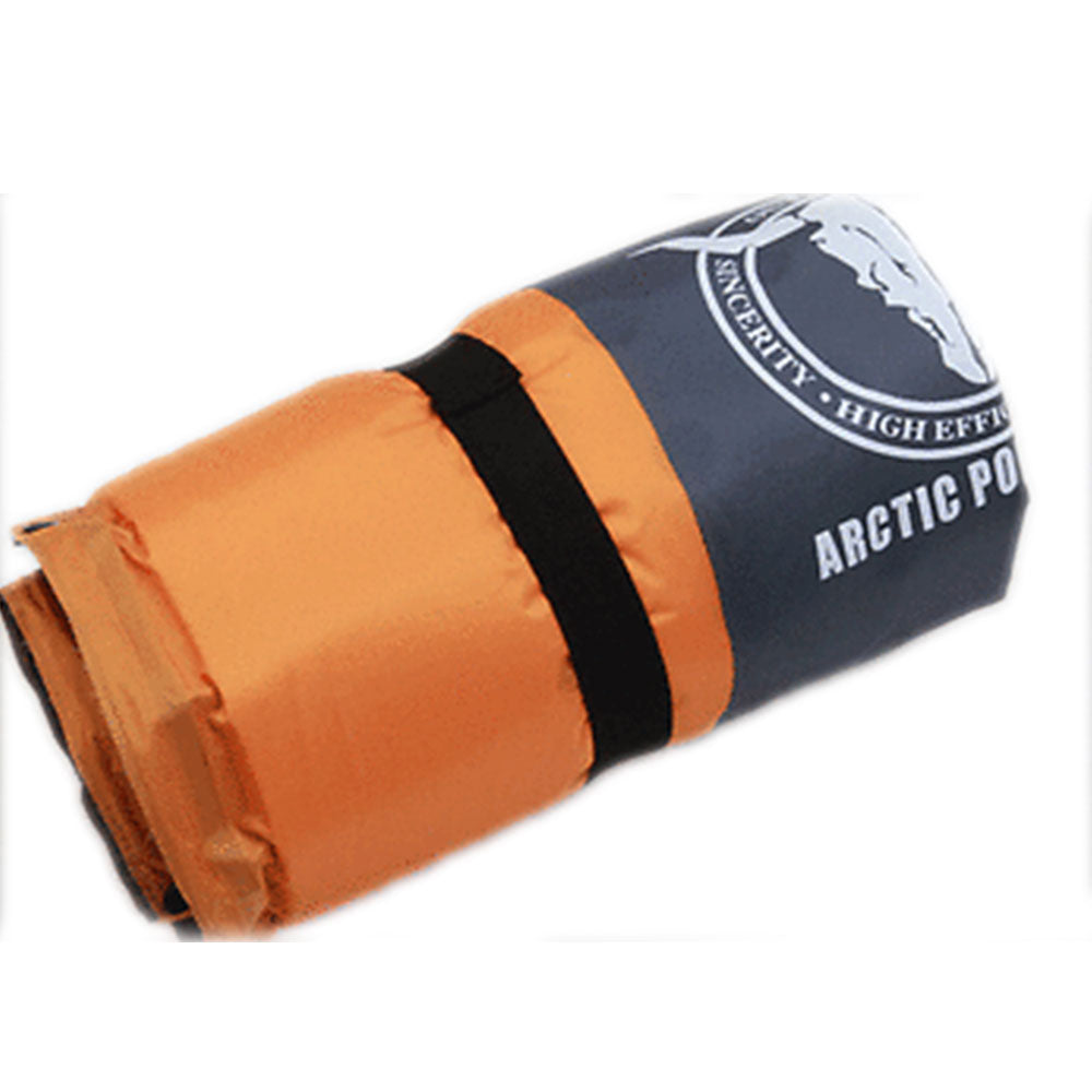 Self-Inflating Mattress | Sleeping Mat Air Bed | Camping Hiking Joinable | Single | Orange