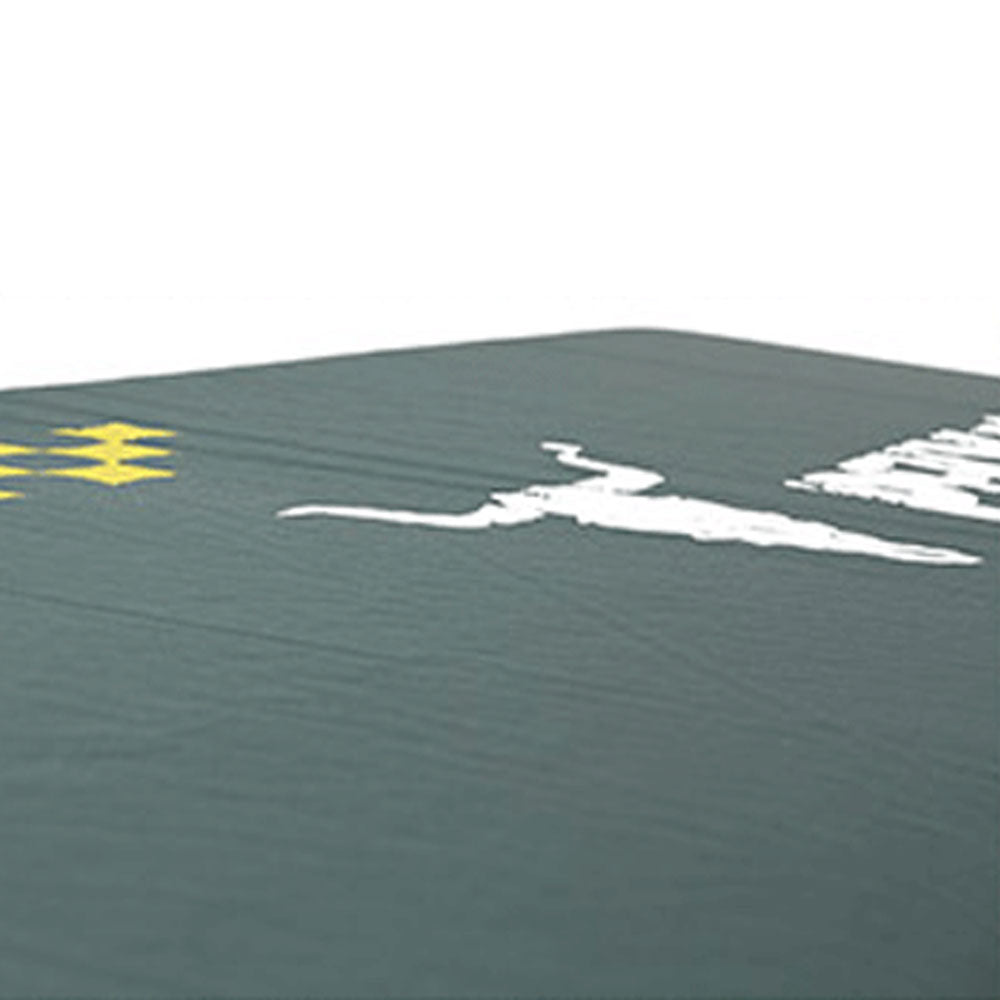 Double Self-Inflating Mat | Joinable Air Bed | Camping Sleeping Pad | Green