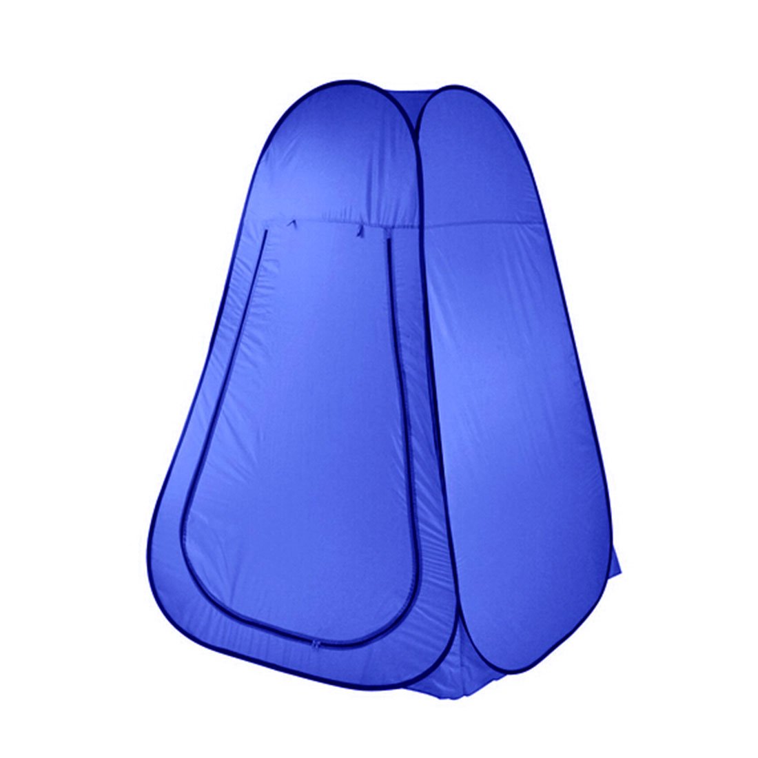 Pop-Up Portable Privacy Shower Room Tent & 20L Camping Water Bag | Blue