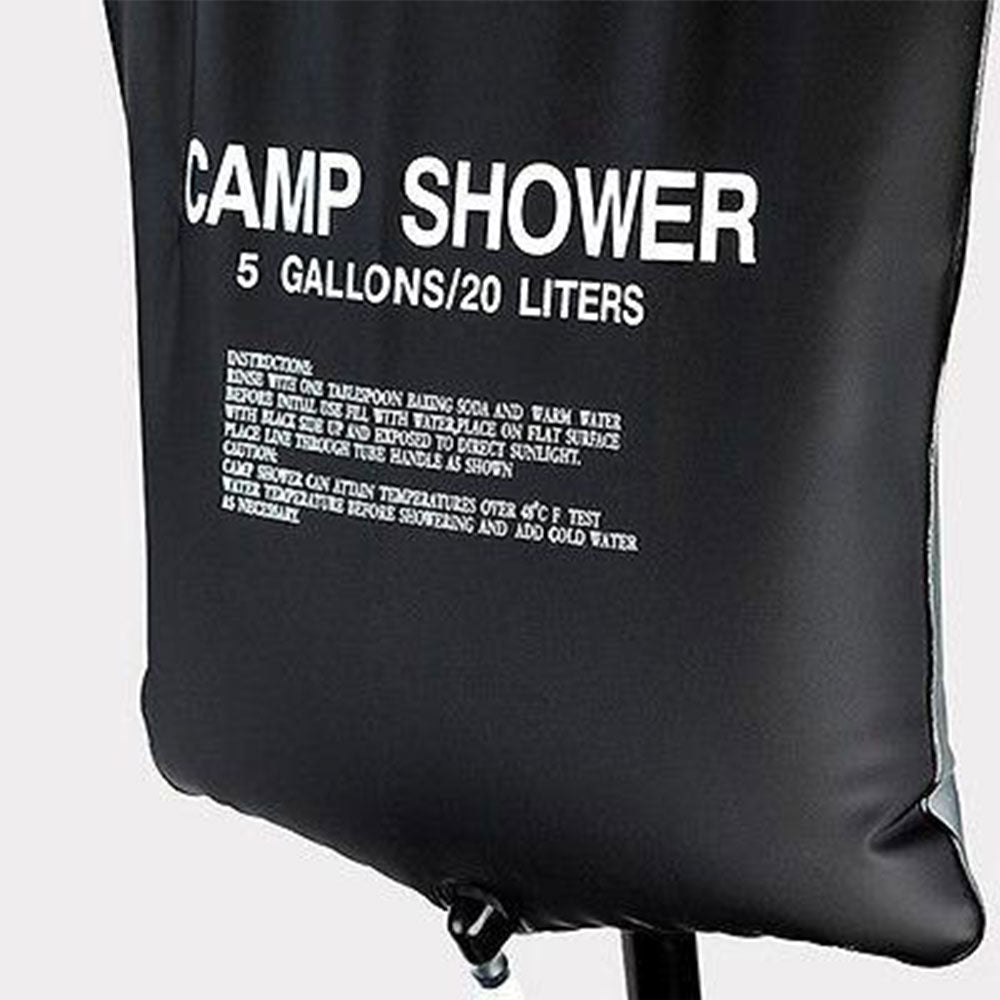 Pop-Up Portable Privacy Shower Room Tent & 20L Camping Water Bag | Green