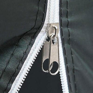 Pop-Up Camping Shower Toilet Tent | Outdoor Privacy Portable Change Room Shelter | Silver Linen | Green