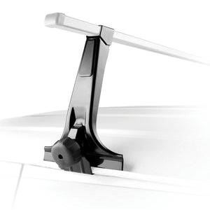 120cm Universal Rain Gutter Car Roof Racks | Black Adjustable Brackets | Medium