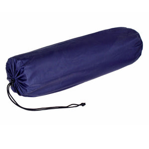Double Self-Inflating Mattress | Airbed Camping Mat | Sleeping Pillow w/ Bag | Navy