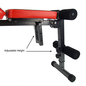Adjustable Sit-Up Bench | Weight FID Incline Decline Press | Home Gym