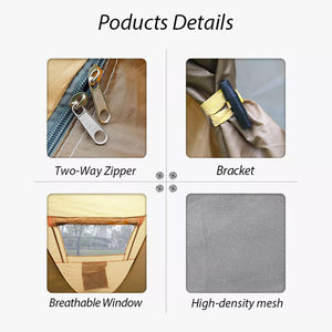 Waterproof Instant Up Beach Camping Tent | 3 Person Pop Up | Family Hiking Dome