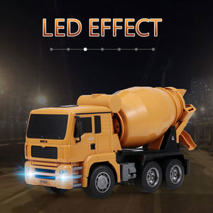 Huina 1/18 RC Engineering Concrete Mixer Truck | Cement Mixer Toy | Remote Control