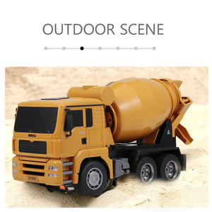 Huina 1/18 RC Engineering Concrete Mixer Truck | Cement Mixer Toy | Remote Control