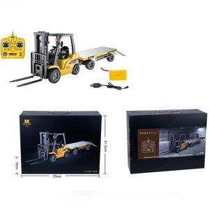 Huina 1/10 RC Forklift | Industrial Construction Toy | Engineering Vehicle Trailer