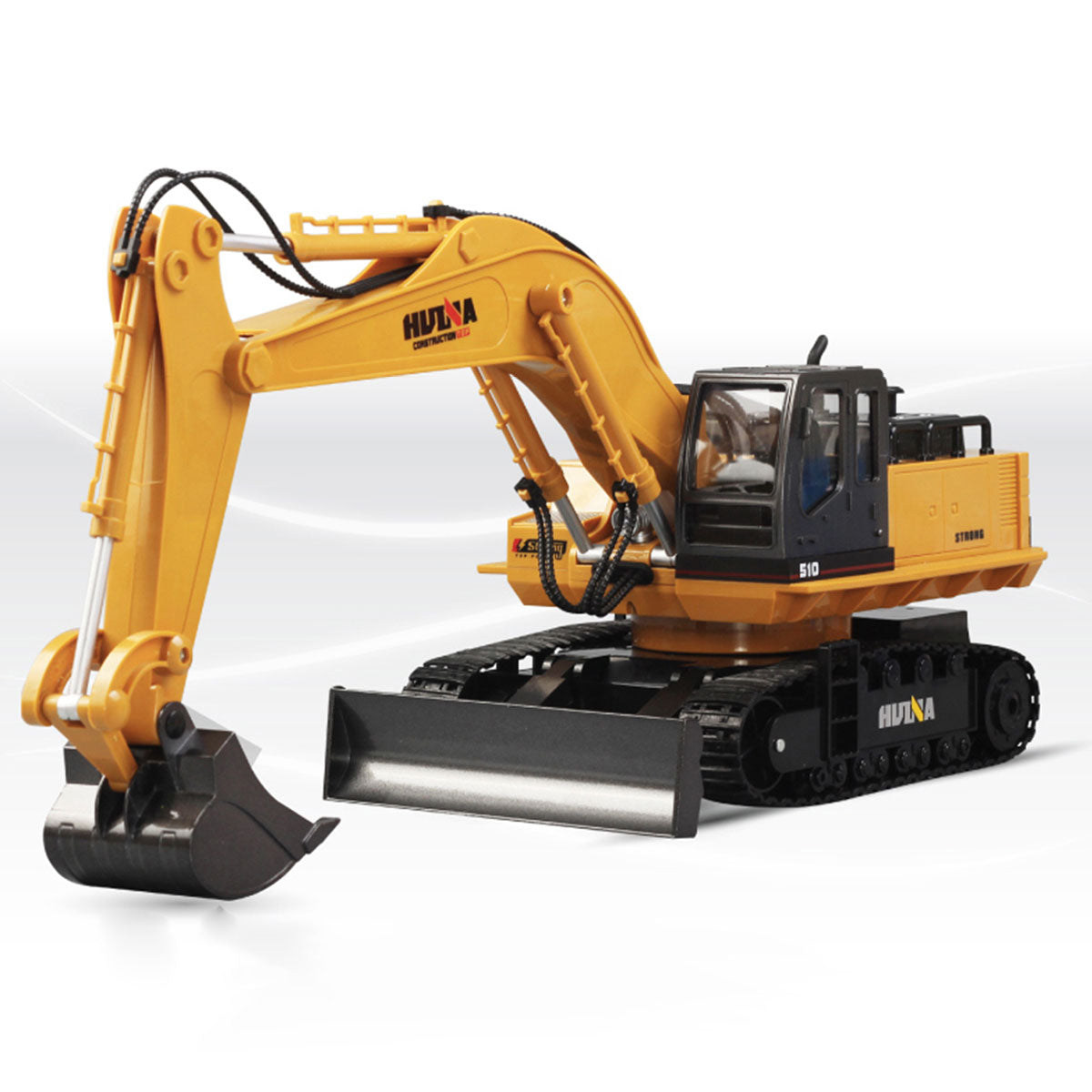 HUINA 1/16 RC Alloy Excavator | 11CH Digger Construction Toy