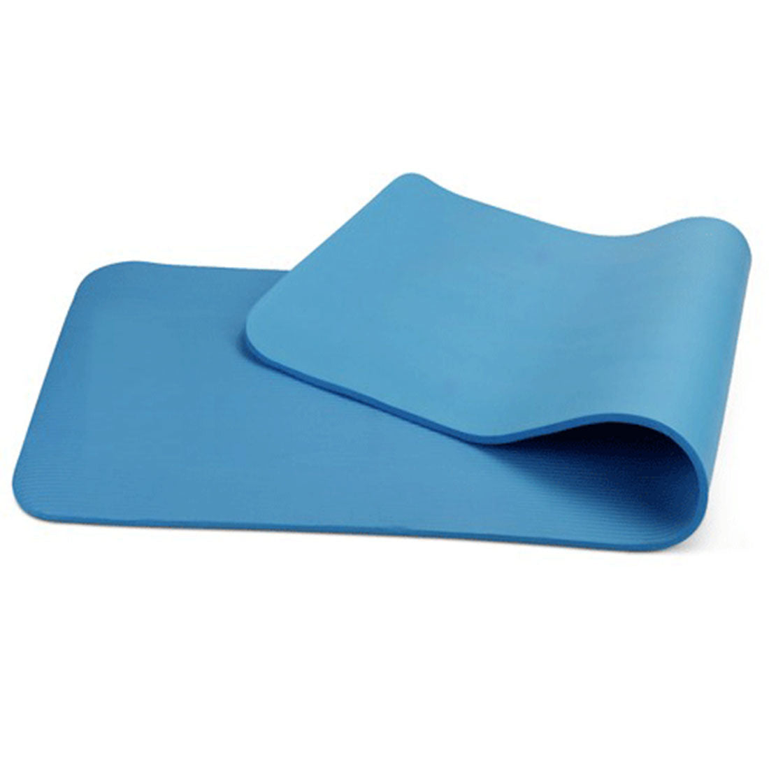 10mm Extra Thick NBR Yoga Mat | Gym Pilates Fitness Exercise Mat | Blue