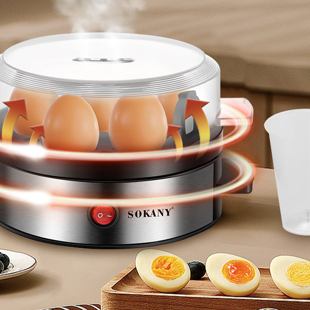 SOKANY Egg Boiler | Compact Electric Cooker | Breakfast Essential