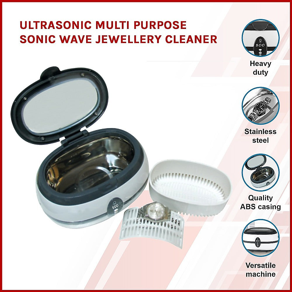 Ultrasonic Multi-Purpose Sonic Wave Jewellery Cleaner | Professional Cleaning Machine