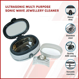 Ultrasonic Multi-Purpose Sonic Wave Jewellery Cleaner | Professional Cleaning Machine