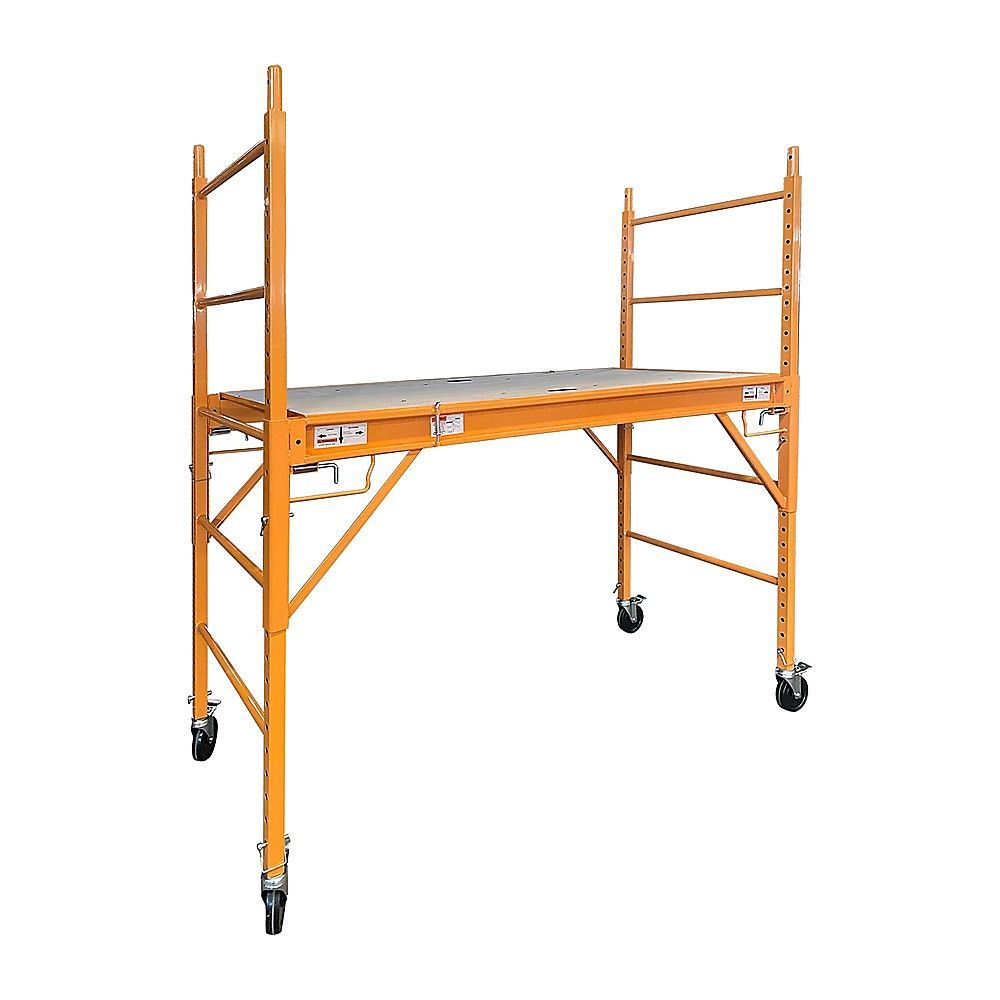 Mobile Safety Scaffold Ladder Tool | Heavy Duty 450KG Load Capacity