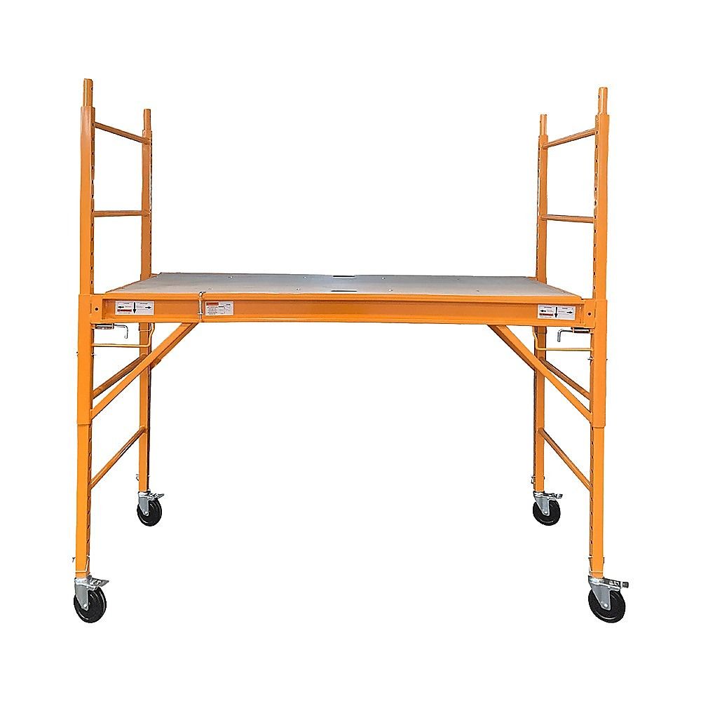 Mobile Safety Scaffold Ladder Tool | Heavy Duty 450KG Load Capacity