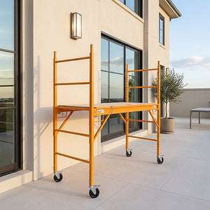 Mobile Safety Scaffold Ladder Tool | Heavy Duty 450KG Load Capacity
