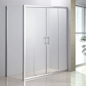 1700x700 Sliding Door Safety Glass Shower Screen | Della Francesca