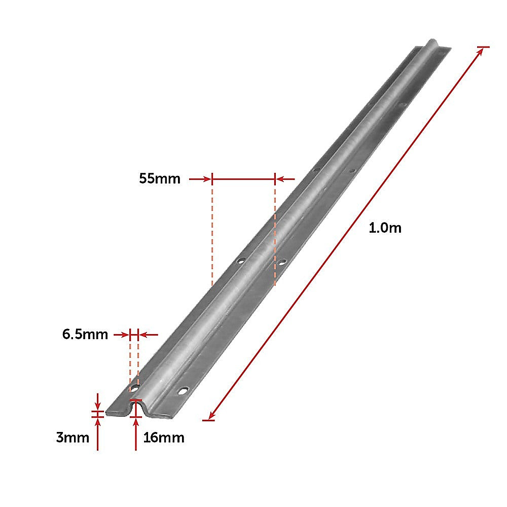 Sliding Gate Hardware Accessories Kit | 2m Track