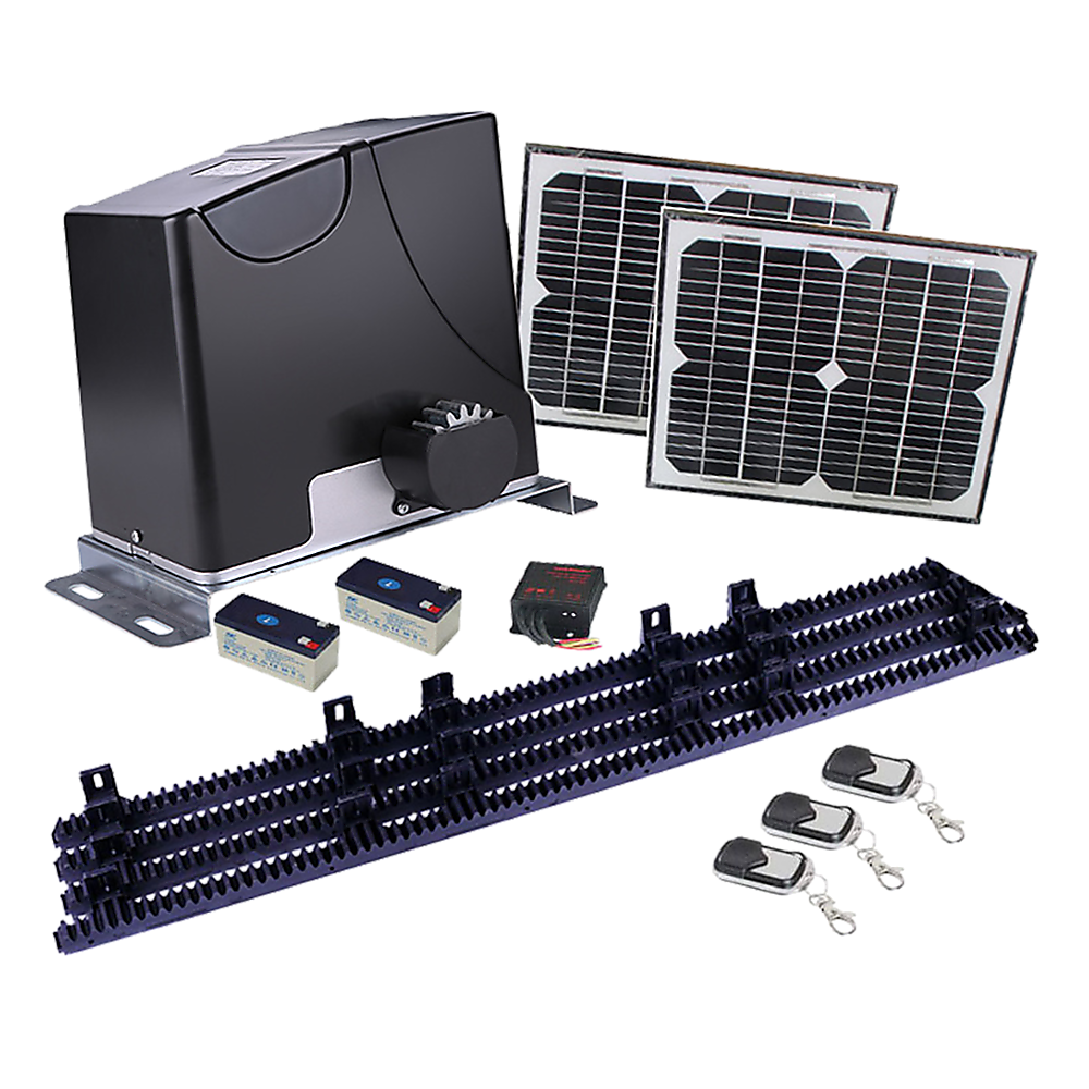 1000KG Auto Solar Slide Sliding Gate Opener | Automatic | with 4m Rail