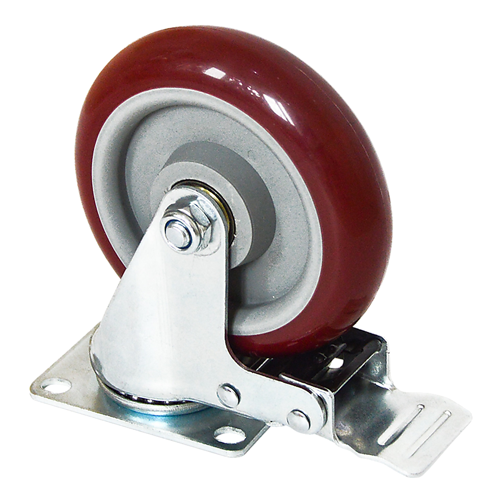 Heavy Duty Swivel Castor Wheels | 4 x 5" | 400KG Load | Trolley Furniture Caster | All Brake