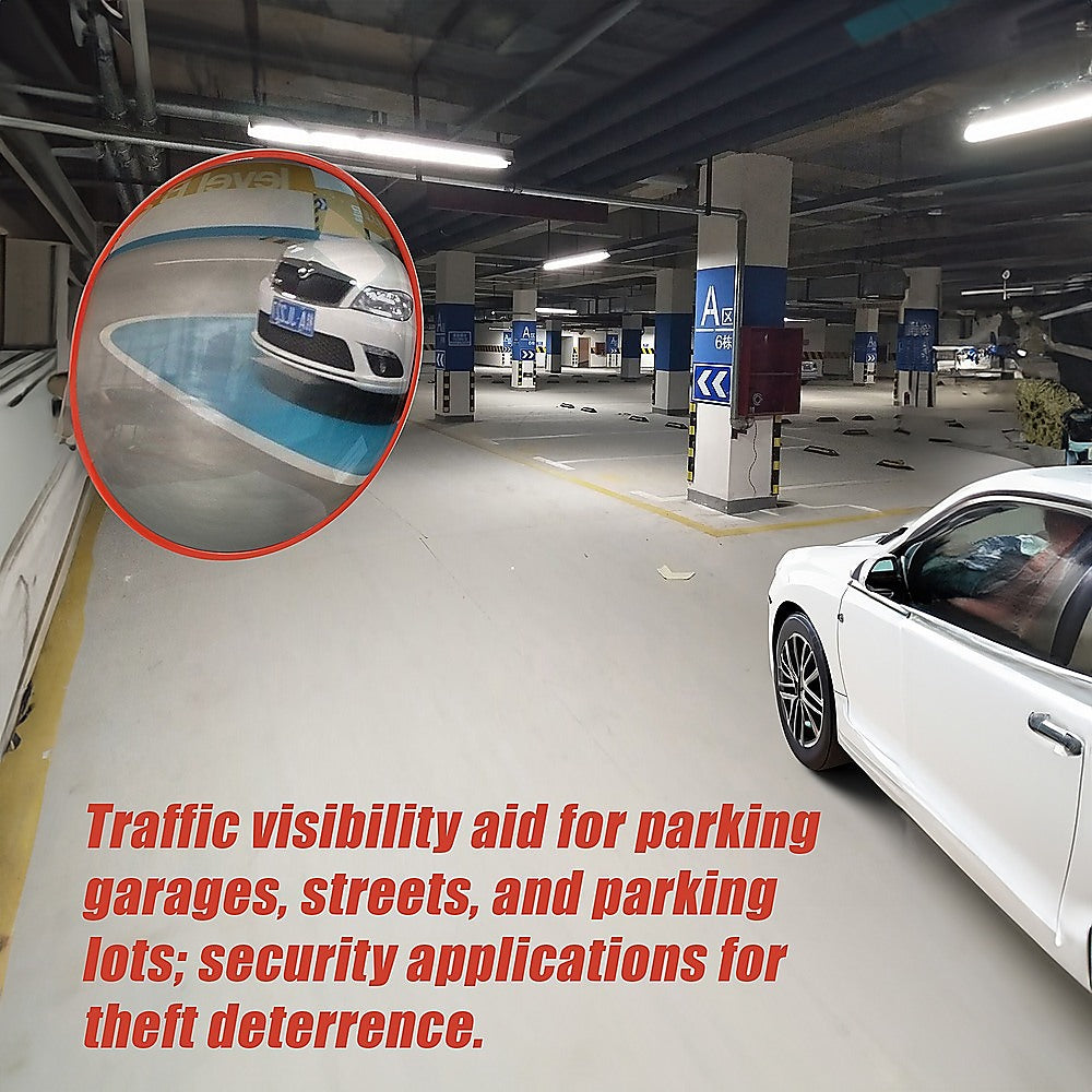 Wide Angle Convex Road Safety Mirror | 60cm | Traffic Driveway Security