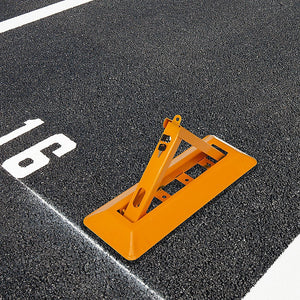 Fold Down Parking Spot Lock | Vehicle Security Safety Bollard Barrier