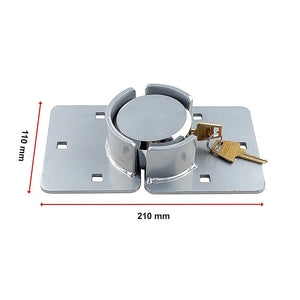 Van Door Lock with Brackets | Heavy Duty Security Hasp Padlock for Vehicles