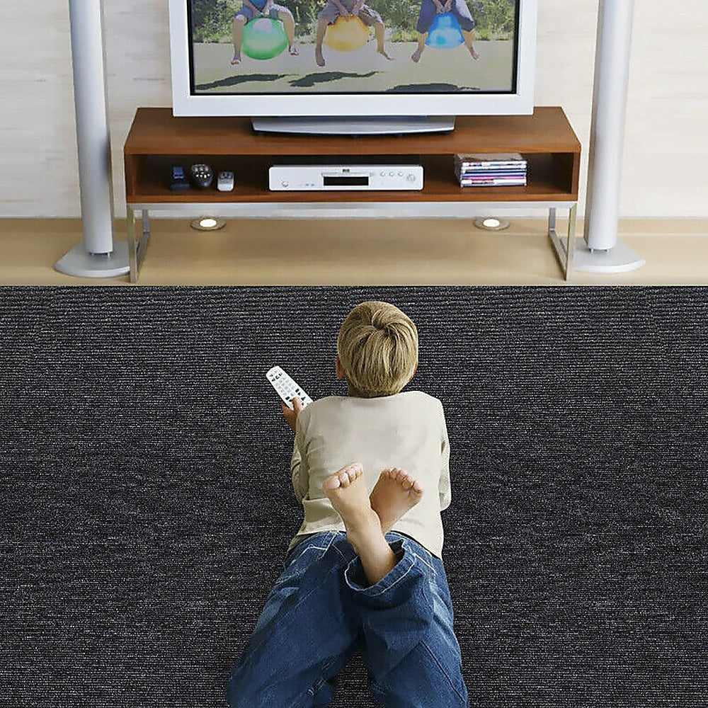 Carpet Tiles | 5m² Box | Heavy Use Flooring | Commercial Domestic Office | Charcoal