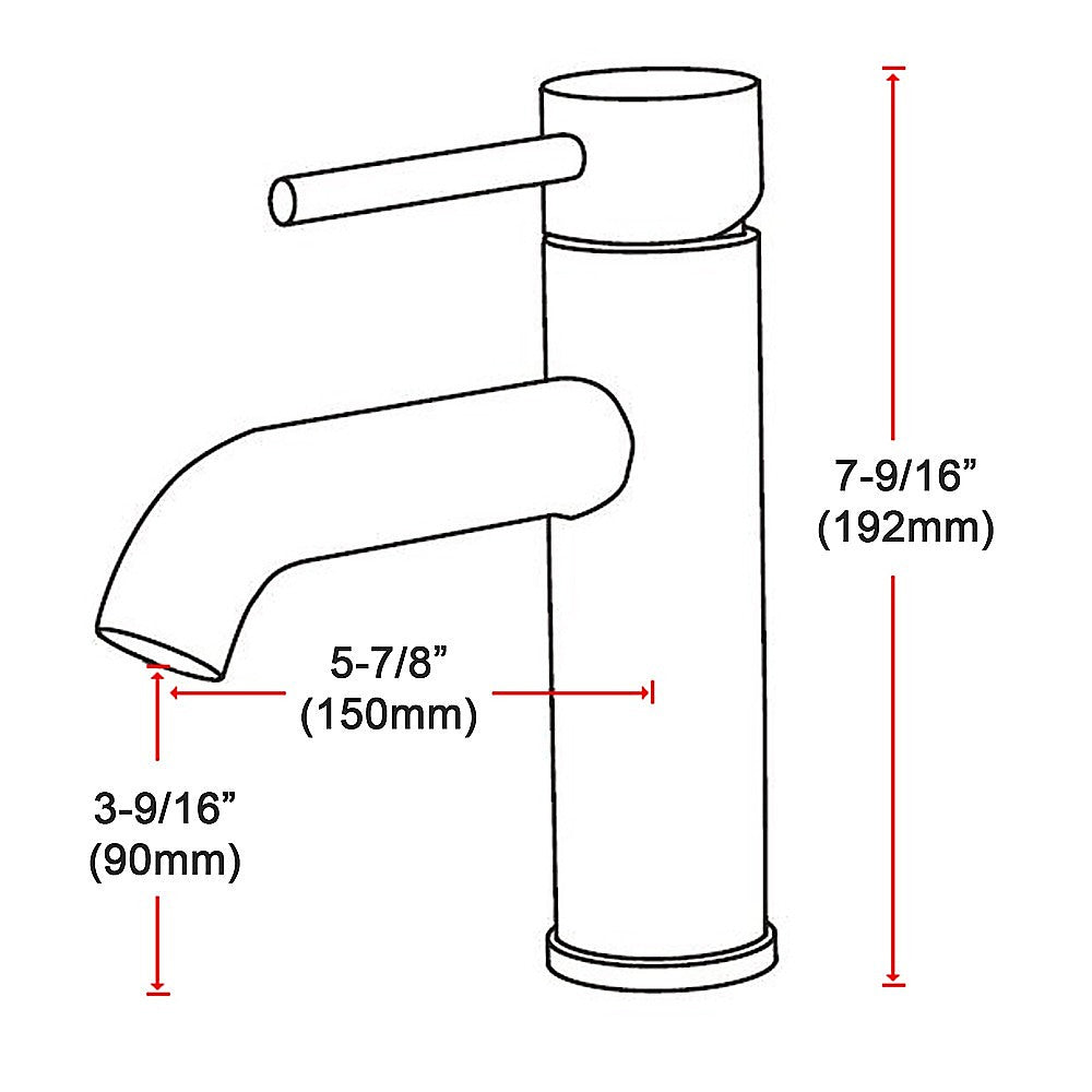 Basin Mixer Tap | Kitchen Laundry Bathroom Sink Faucet | Modern Design