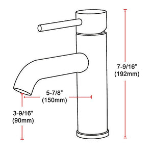 Basin Mixer Tap | Kitchen Laundry Bathroom Sink Faucet | Modern Design