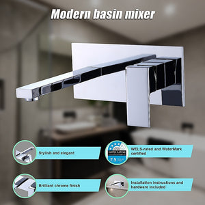 Basin Mixer Tap | Bathroom Kitchen Laundry Faucet | Chrome Finish