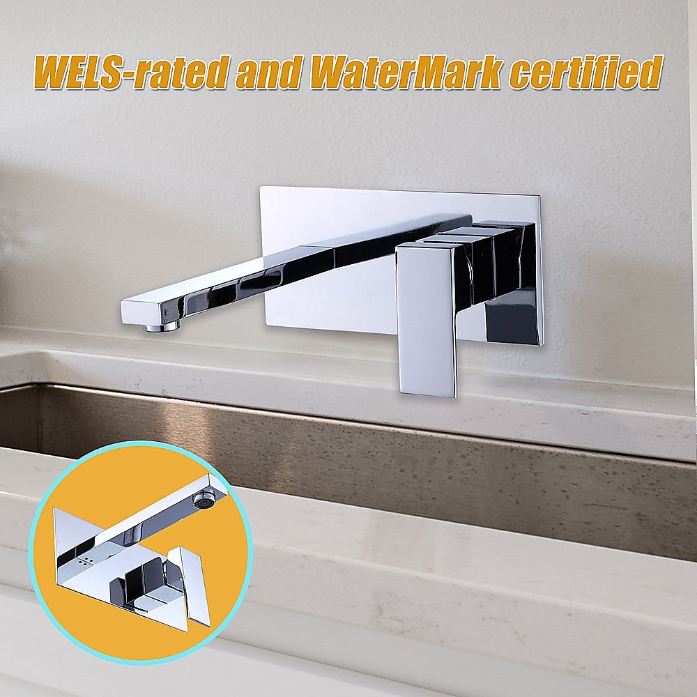 Basin Mixer Tap | Bathroom Kitchen Laundry Faucet | Chrome Finish