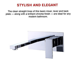 Basin Mixer Tap | Bathroom Kitchen Laundry Faucet | Chrome Finish