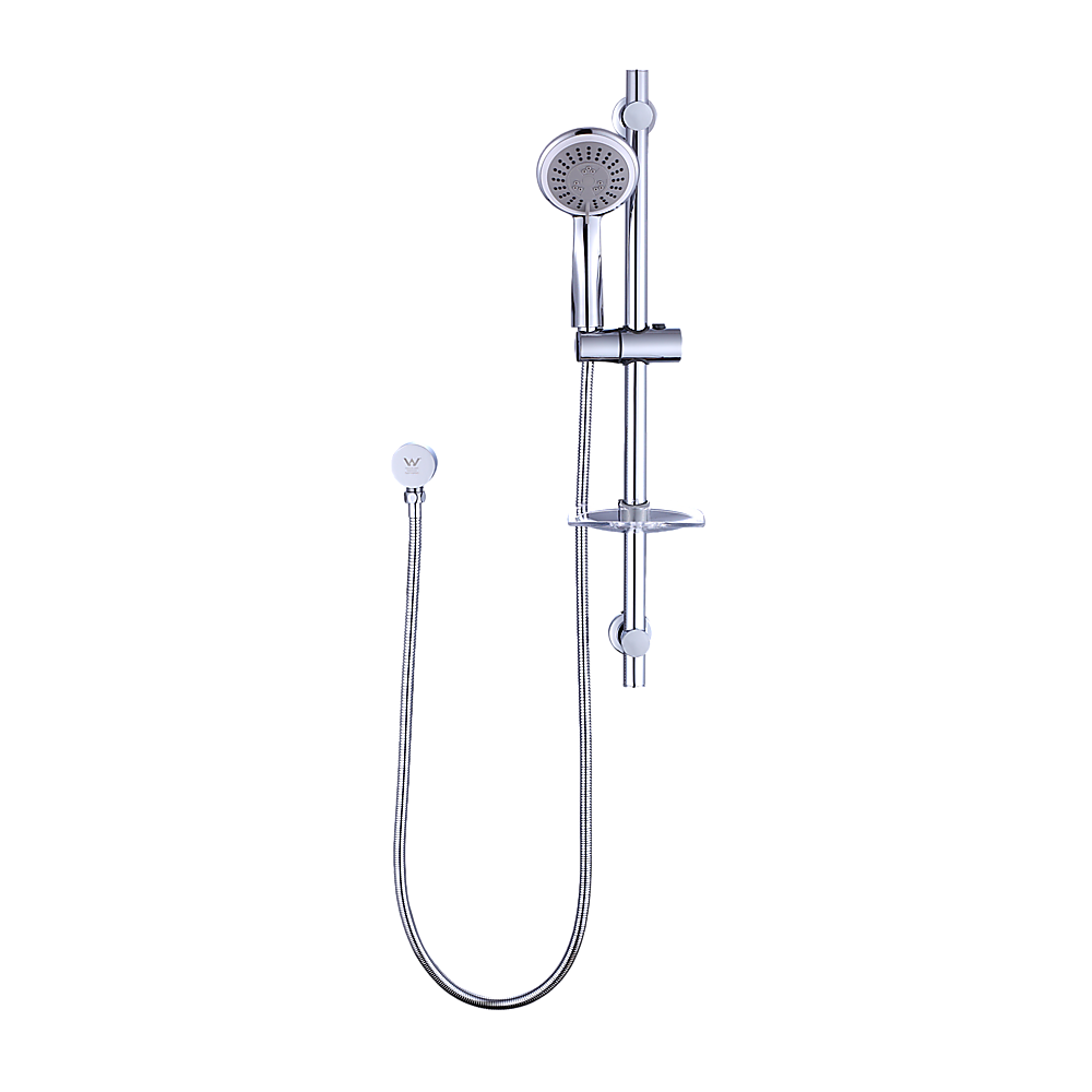 Handheld Shower Rail Set | Soap Dish Included | Modern Bathroom Accessory