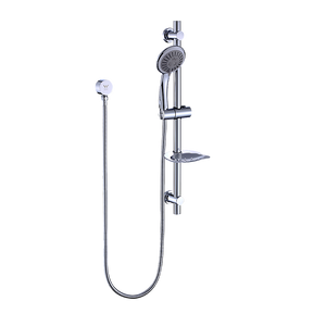 Handheld Shower Rail Set | Soap Dish Included | Modern Bathroom Accessory