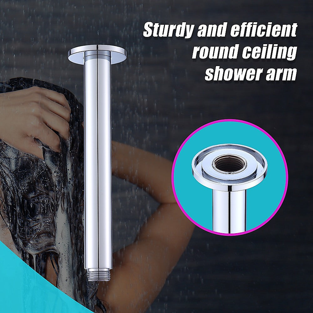 Shower Head Arm | Round Wall Connector | Rainforest Shower Head | Bathroom Accessory