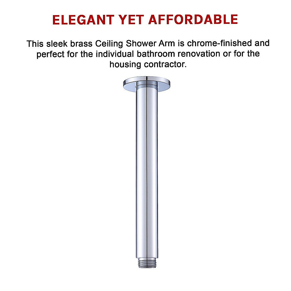 Shower Head Arm | Round Wall Connector | Rainforest Shower Head | Bathroom Accessory