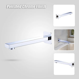 Bath Spout | 228mm | Polished Chrome Finish | Elegant Bathroom Fixture